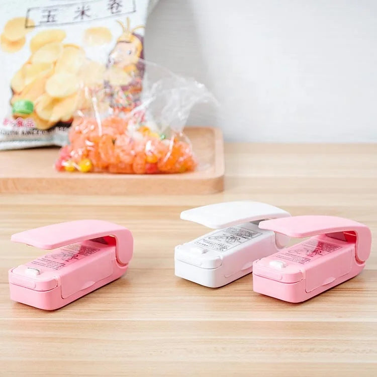 Portable Mini Snack Plastic Bag Sealing Machine Travel Hand Pressure Heat Sealing Machine