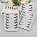 New Style Invisible Band Lashes High Quality Vegan clear Band Strip Eyelashes Natural Faux Mink Eyelashes Wholesale