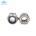 Stainless Steel Hex Nylon Insert Lock Nuts (DIN985)-A2-70 Grade for Mining & Healthcare Applications OEM/ODM Service