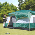 Large Family Four-season Waterproof Outdoor Camping Tents with Two Bedrooms Living Room 210D Oxford Fabric for 3 6 Persons Sale