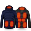 Custom Battery Heating Winter Coat Jacket Men Women Usb Rechargeable Electric Heated Jacket