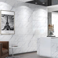 Hot Waterproof Fireproof Thickened PVC Floral Rustic Marble Self Adhesive Wallpaper Wall Sticker Living Room Kitchen Bathroom