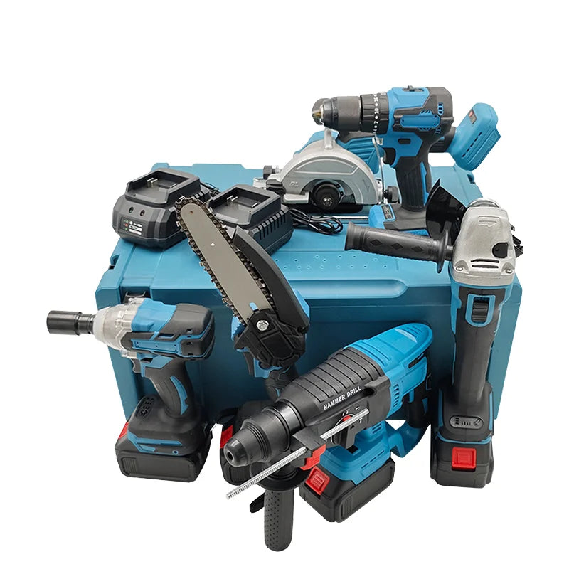 Wholesale Mmy Brand 4-in-1 Electric Drill Combo Kit Lithium Battery Rechargeable Screwdriver Cordless Power Tools Set OEM