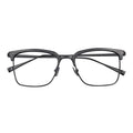 Custom Design Stylish square Optical Frame  Titanium Vintage Retro Ready Stock Metal Eyeglasses Frames for Men