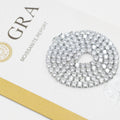 4mm 5mm Fine Jewelry Hip Hop 925 Sterling Silver Moissanite Diamond Iced Out Jewelry Tennis Chain Men Necklace