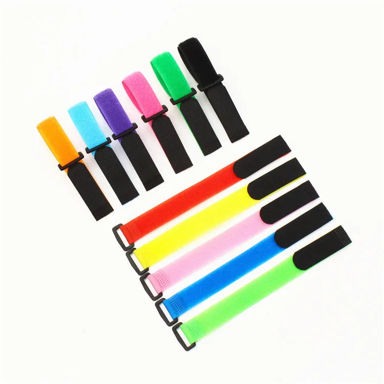 Hot Selling Eco-Friendly Self-Adhesive Nylon Adjustable Hook and Loop Strap with Buckle