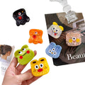 DOWELL Wholesale  Acetate Cute Ocean Animal Hair Clip Funny Monster Side Bang Hair Pin for Girls