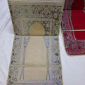 Hot Selling GUOYA Foldable Polyester Prayer Rug Abstract Tapis De Prieres Backrest Pocket Muslims Door Mat Non-Slip