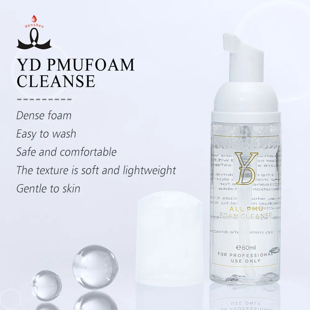 Wenshen  Wholesale Private Label Infection Scabs Exfoliating Tattoo Cleaning Aftercare Tattoo Foam Cleanser