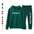 2022 New Recommended Custom Logo Terry Print Casual Sports Loose Comfortable Men's Sportswear Suit