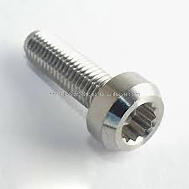 Factory Price of M7x24.5mm Gr5 Titanium Split Rim Bolt Titanium Socket 12pt Cap Head Bolt Titanium Bolt for BBS Split Rim Wheels