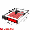 ActionLasers Twotrees TS2 780x450mm Y-axis Extension Shaft Kits for Laser Engraver Enlargement Area Length Rod
