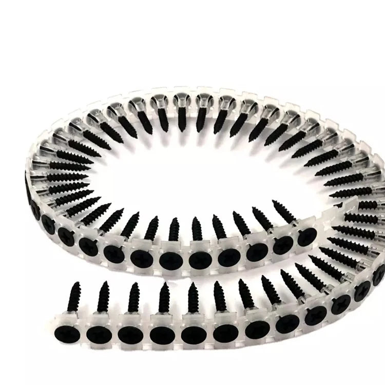 Plastic Strip Collated Factory Direct Sales Screw Drywall Nail 35mm Length for Architecture/Renovation 1000pcs/Box