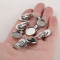 Stainless Steel Based 12mm Clip on Pads Back Earrings Components for DIY Earrings Making