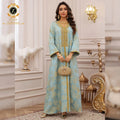 Zaynab Women Muslim Dress Luxury Dresses Pleated Abaya Muslim Dress Fancy Islamic Women Dubai Elegant Abaya