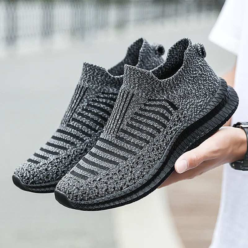 New Men's Breathable Lightweight Running Shoes Men's Plus Size Casual Athletic Running Shoes Sneakers