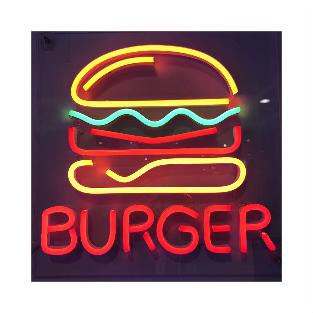 Beer Blue Rose Bride to Be Bright Signs Burgers Neon Sign Custom 12V Lighting Led Advertising Light Neon Signage