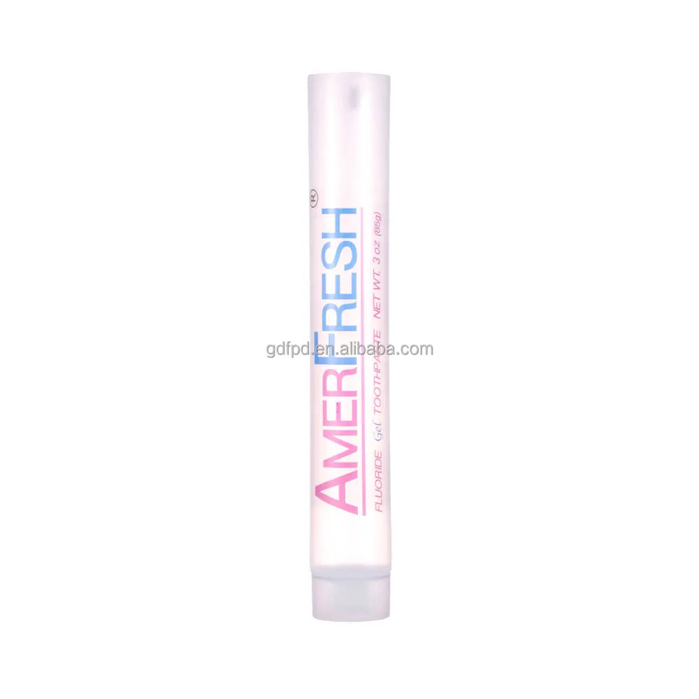D30 70ml Screw Cap Offset Printing Clear Transparent LDPE Plastic Tube for 85g Toothpaste Packaging