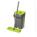 Hand Free  Flat Squeeze Bucket Mop Set With  2 Washable Microfiber Mop Heads Floor Easy Clean Microfiber 360