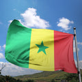 Senegal Flag Custom 3x5 ft 100% Polyester  Double-sided Printed logo Fans Waving Cheering  Flags