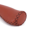 Leather Bicycle Parts HL-G248 Leather or PU Handmade Two Sides Lock-on Bicycle Handlebar Grips
