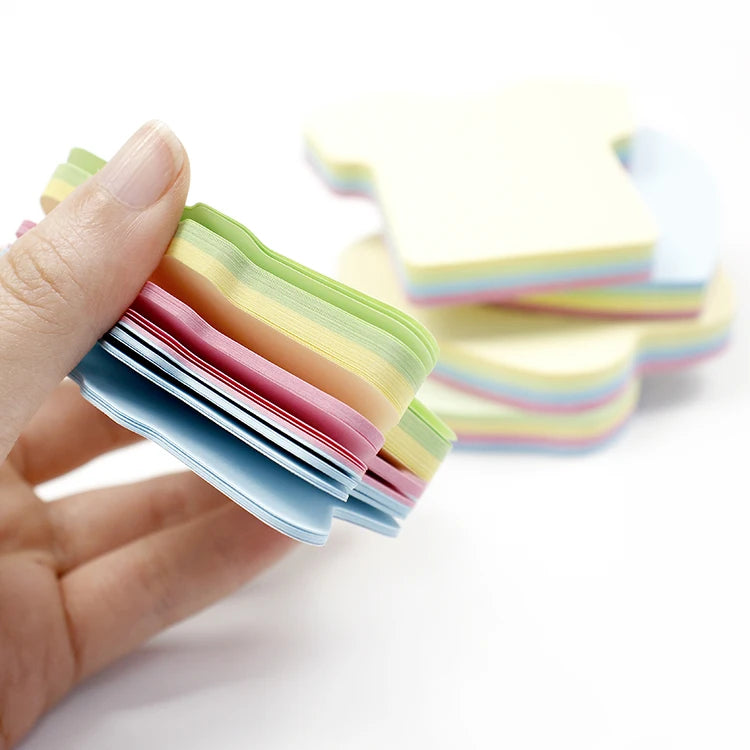 Different Shapes Self Adhesive Fast Delivery Memo Pads Kawai Sticky Notes