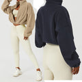 Outdoor Lamb Fleece Sport Coat Women's Autumn Stand Collar Loose and Fleece Warm Casual auburn Fleece Coat
