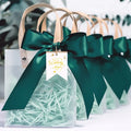 Clear Gift Tote Bag Packaging PVC Transparent Sweets Pouch Birthday Party Christening Wedding Favors Candy Boxes Guest Souvenir
