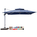 Super Large Double-top Waterproof Lightweight Anti-UV Outdoor for Patio Umbrellas for Market/Villa/Courtyard/Stadium
