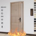 China Top Factory U-L Certification Fireproof Door with Hotel Hotel Indoor Fire-rated Wooden Doors