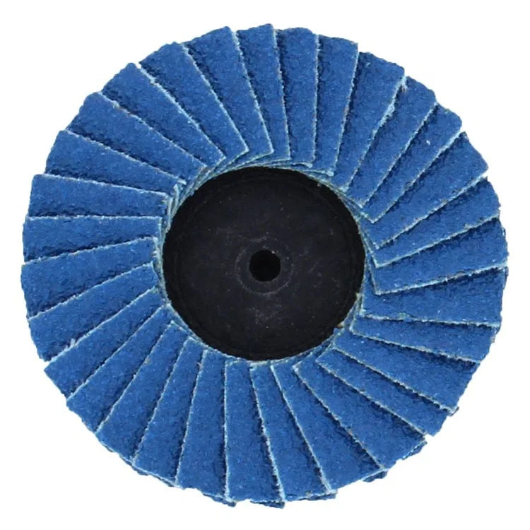 2 Inch 80 Grit Mini Quick Change Flap Disc High-Density Type R Lock Flexible Zirconia OEM/ OBM Customized Support