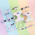 No Pull Dog Harness Pet Adjustable Harness Custom Design Logo Dog Collar and Leash Set Luxury Dog Harness Set