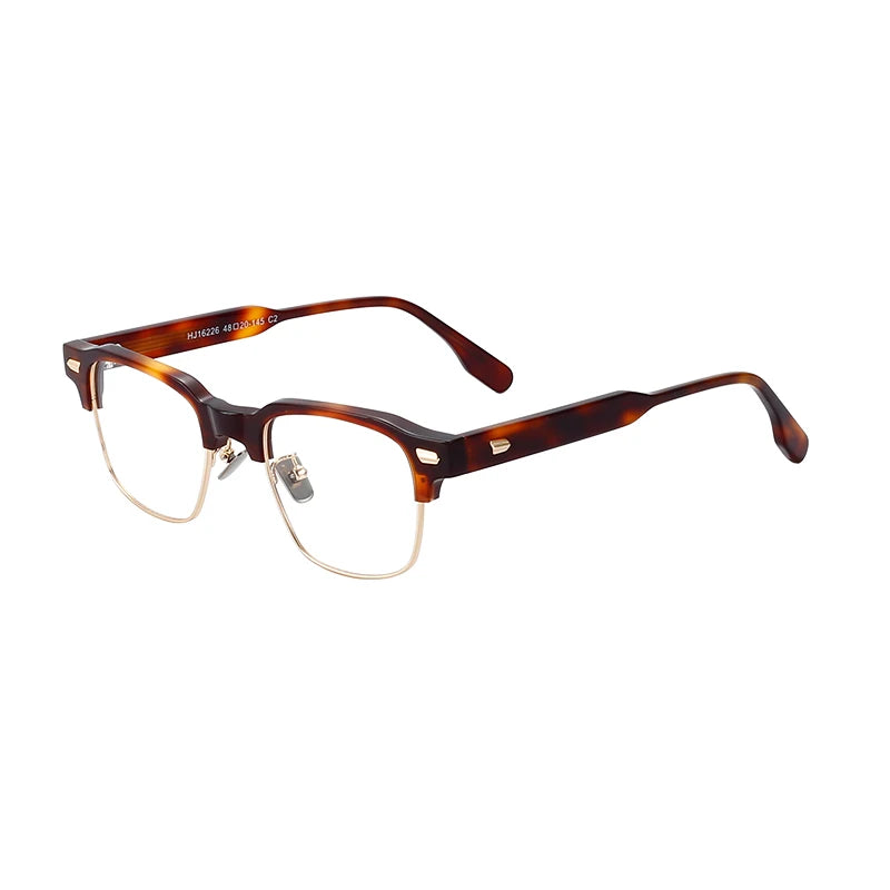 High-End Mazzucchelli Eyewear From Italy Blue Light Blocking Optical Acetate Glasses Diamond Face Shape Match Occhiali Da Vista