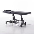 HICOMED  Foot Control 2 Motors Electric Professional Chiropractic Osteopathic PU Black Leather Adjustable Facial  Beauty Bed