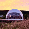 Luxury Igloo House Glamping 6m Dome Tent With Bathroom