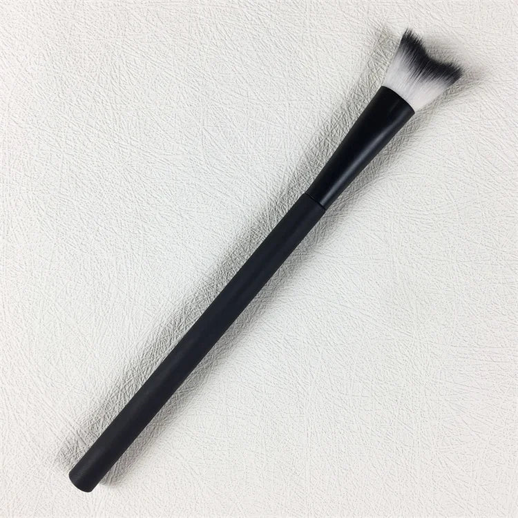 Swish Microfiber Make up Brush Swoop Lash Extension Cleansing Wash Shampoo Cleanser Matte All Black Lash Brushes for Cleaning