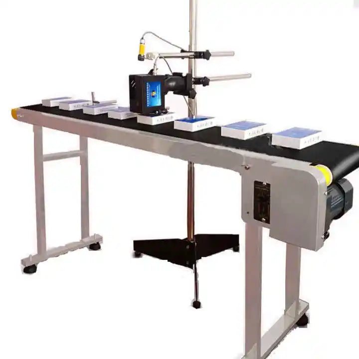 Automatic Inkjet Printer Conveyor Portable Stainless Steel Continous Plastic Bottal Inkjet Batch Coding Printer for Date MegaBDM