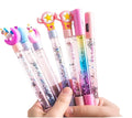 Beautiful Ballpoint Pens Liquid Sequins Luminous Gel Pen for School Office