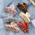 YHJ Hot Selling Exquisite 10cm Hair Claw Elegant and High-quality Hair Claw Clip Acetate Hair Claw
