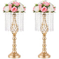 Wedding Centerpiece Table Decorations 21.7in Tall Flower Vase Wedding Metal Flower Stand for Event Birthday Home Decoration