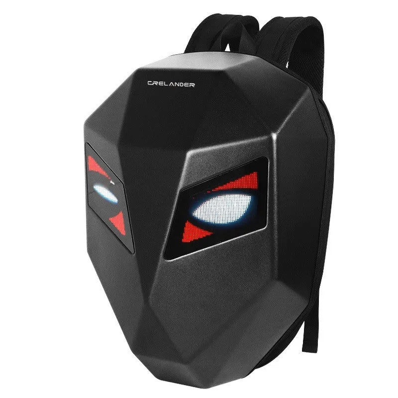 CRELANDER MINI Motorcycles Riding LED Knight Backpacks Bluetooth APP Control Waterproof Hard Shell Shoulders Bags