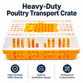 New Live Chicken Transport Crate Poultry Farm Chick Turnover Box Plastic Material MegaBDM