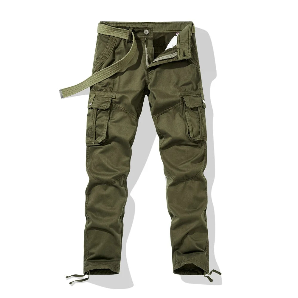 Men's Casual Summer Workwear Pants Mid Waist Loose Straight Flat Front Light Trousers Harem Style Men's Work Pants