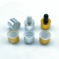 15ml 30ml 50ml 100ml Square Glass Dropper Bottles for Essential Oil With Gold Sliver Cap