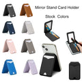 Sale Mirror Holder Card Holder PU Leather Mirror Magnetic Wallet N52 Strong Magnet Magsafe Wallet Low MOQ Phone Magnetic Wallet