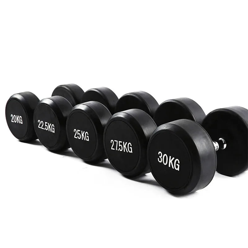 Dumbbell Weights Barbell with Metal Handles for Strength Training Functional and HIT Workout Single