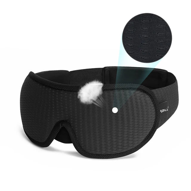 3D Sleep Mask Total Blackout Eyeshade Sleeping Aid for Travel Rest Blindfold Sleeping Eye Mask Eyepatch 25G Not Pressure on Face