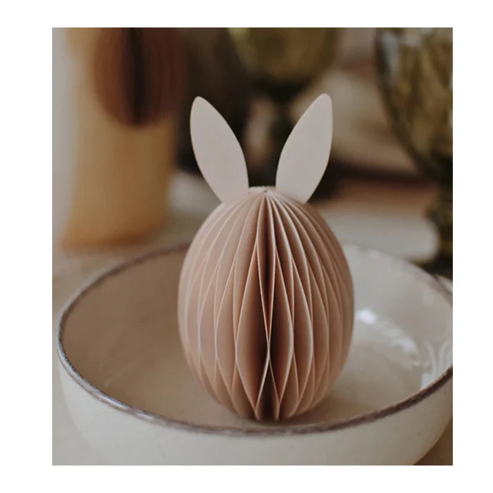 Easter Decoration Honeycomb Paper Bunny Ornaments Paper Crafts Easter Home Decor