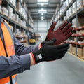 Seeway Premium Anti Slip PVC Dotted Gloves for General Purpose Industrial Safety Gear and Durable Professional Working Gloves