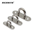 Factory Wholesale Plate Eye U Hook Oblongb Eye Plate Heavy Duty 304/316 Stainless Steel